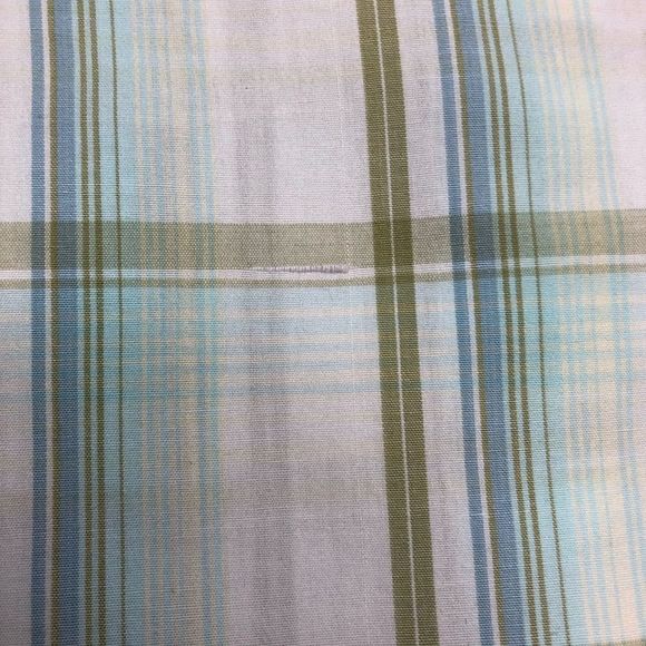 Cowboy Hardware Plaid White Green Short Sleeve Shirt sz M - Picture 9 of 12